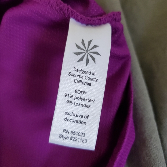 Athleta Wick-It Golf Tank Purple Size XS - Picture 4 of 5